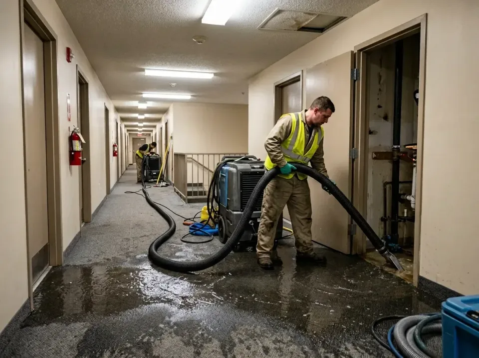 multi-unit-apartment-hallway-f-005 — frequently asked questions, Emergency Burst Pipe Water Extraction & Removal in Baton Ro…